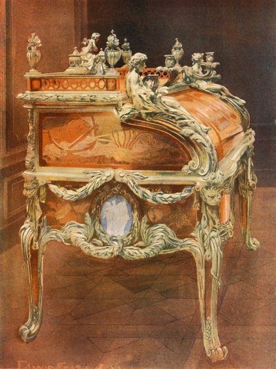 Bureau of King Louis XV by Edwin John Foley